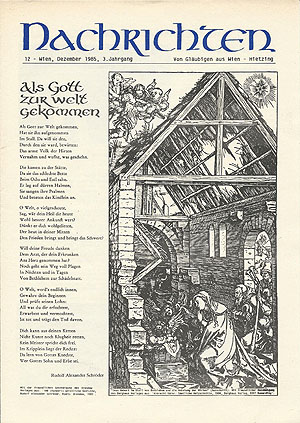 Titelseite Dezember 1985